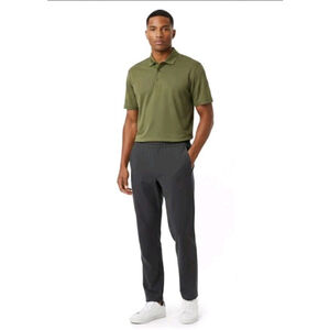 Lululemon Mens Gray New Venture Pique Trousers Drawstring Size Medium